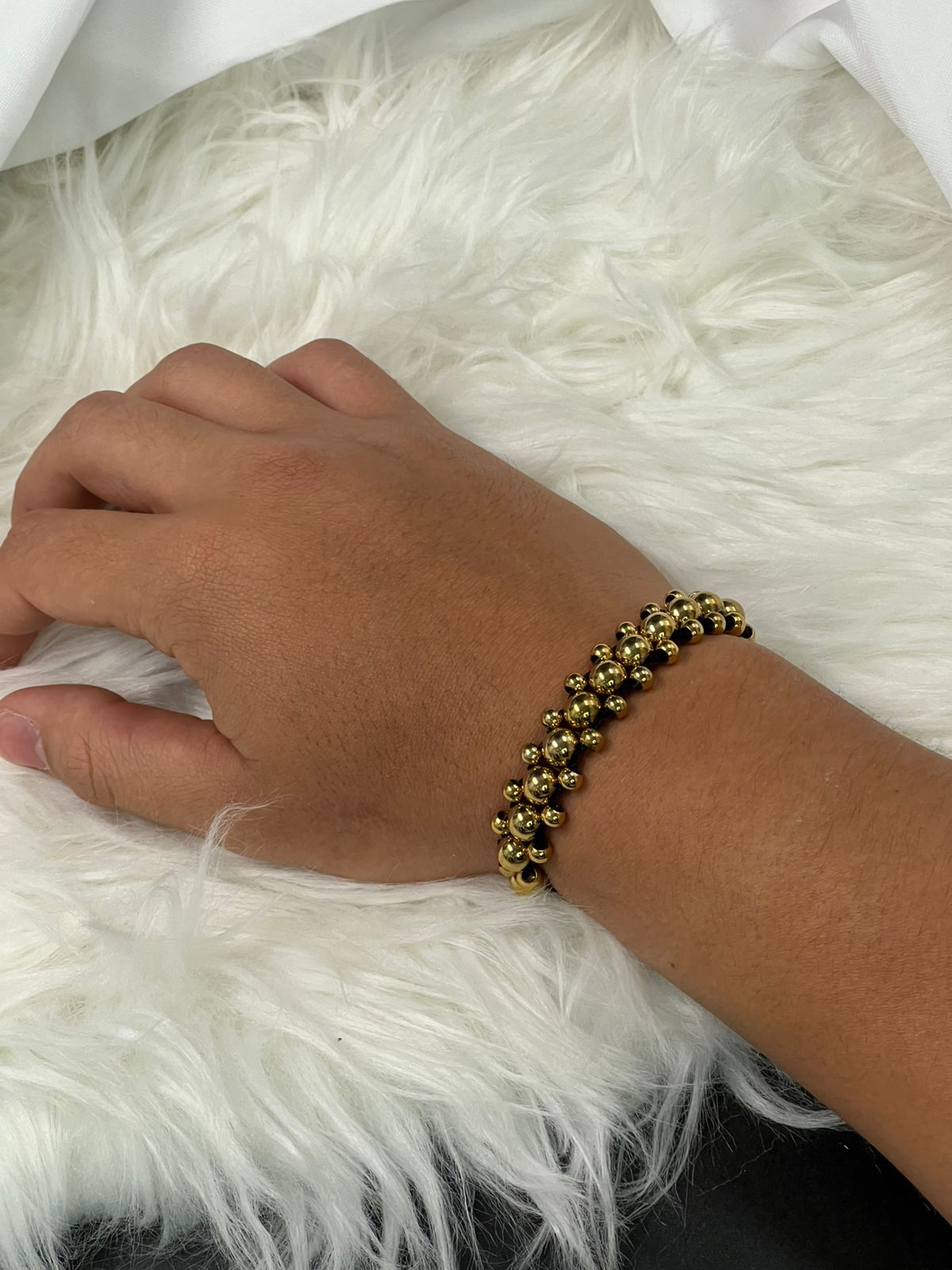 PULSERA BALIN DORADO 3 CARRILES